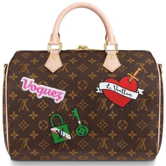 Louis Vuitton | Speedy Bandouliere 30 Multi-Color Monogram Patches Handbag - Picture 4 of 16